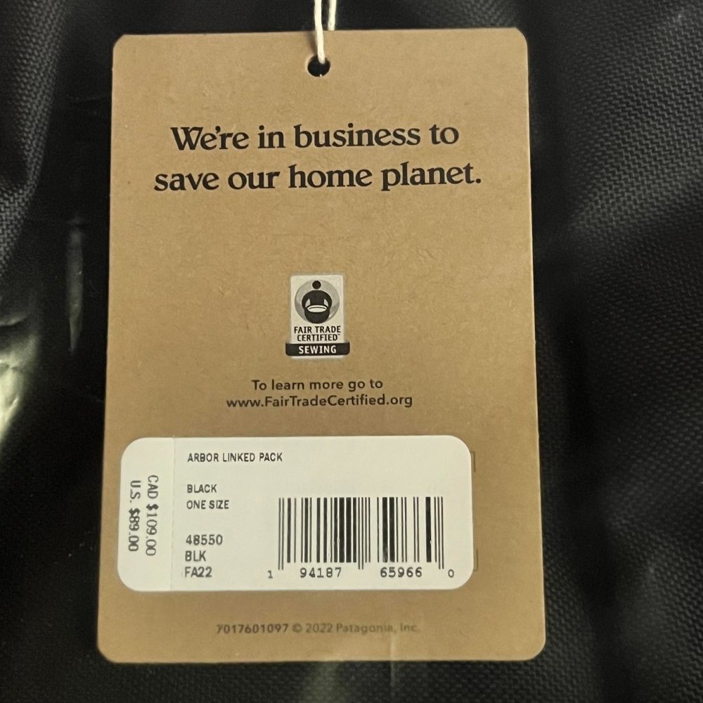 Patagonia Arbor Linked Pack 25L Men's BackPack in Black Rucksack - Picture 14 of 15